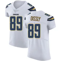 Men's Will Dissly Los Angeles Chargers No.89 Elite Vapor Untouchable Jersey - White