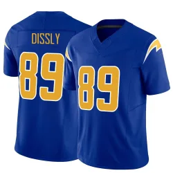 Men's Will Dissly Los Angeles Chargers No.89 Limited Vapor F.U.S.E. Jersey - Royal