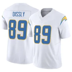 Men's Will Dissly Los Angeles Chargers No.89 Limited Vapor F.U.S.E. Jersey - White