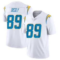 Men's Will Dissly Los Angeles Chargers No.89 Limited Vapor Untouchable Jersey - White