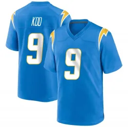 Men's Younghoe Koo Los Angeles Chargers No.9 Game Powder Alternate Jersey - Blue