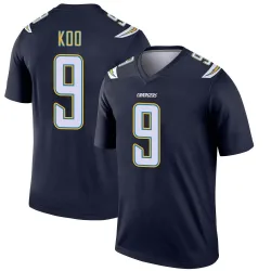 Men's Younghoe Koo Los Angeles Chargers No.9 Legend Jersey - Navy