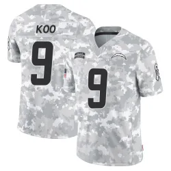 Men's Younghoe Koo Los Angeles Chargers No.9 Limited 2024 Salute to Service Jersey - Arctic Camo