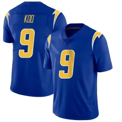 Men's Younghoe Koo Los Angeles Chargers No.9 Limited 2nd Alternate Vapor Jersey - Royal