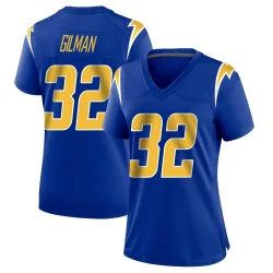 Women's Alohi Gilman Los Angeles Chargers No.32 Game 2nd Alternate Jersey - Royal