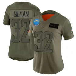 Women's Alohi Gilman Los Angeles Chargers No.32 Limited 2019 Salute to Service Jersey - Camo