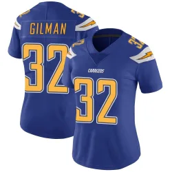 Women's Alohi Gilman Los Angeles Chargers No.32 Limited Color Rush Vapor Untouchable Jersey - Royal