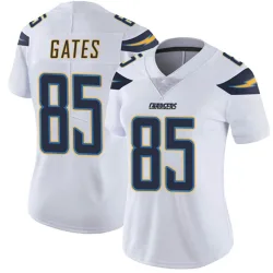 Women's Antonio Gates Los Angeles Chargers No.85 Limited Vapor Untouchable Jersey - White