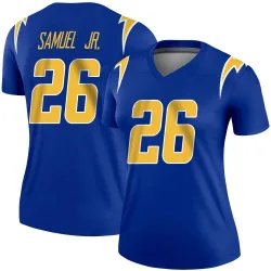 Women's Asante Samuel Jr. Los Angeles Chargers No.26 Legend 2nd Alternate Jersey - Royal
