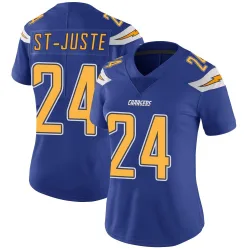 Women's Benjamin St-Juste Los Angeles Chargers No.24 Limited Color Rush Vapor Untouchable Jersey - Royal