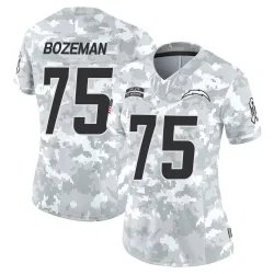 Women's Bradley Bozeman Los Angeles Chargers No.75 Limited 2024 Salute to Service Jersey - Arctic Camo