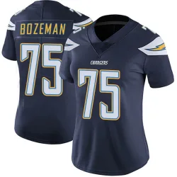 Women's Bradley Bozeman Los Angeles Chargers No.75 Limited Team Color Vapor Untouchable Jersey - Navy