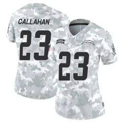 Women's Bryce Callahan Los Angeles Chargers No.23 Limited 2024 Salute to Service Jersey - Arctic Camo