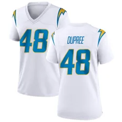 Women's Bud Dupree Los Angeles Chargers No.48 Game Jersey - White