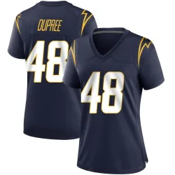 Women's Bud Dupree Los Angeles Chargers No.48 Game Team Color Jersey - Navy