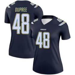 Women's Bud Dupree Los Angeles Chargers No.48 Legend Jersey - Navy