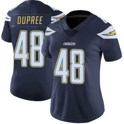 Women's Bud Dupree Los Angeles Chargers No.48 Limited Team Color Vapor Untouchable Jersey - Navy