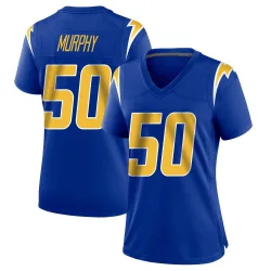Women's Caleb Murphy Los Angeles Chargers No.50 Game 2nd Alternate Jersey - Royal