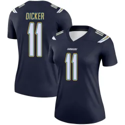 Women's Cameron Dicker Los Angeles Chargers No.11 Legend Jersey - Navy
