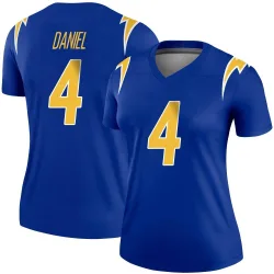 Women's Chase Daniel Los Angeles Chargers No.4 Legend 2nd Alternate Jersey - Royal