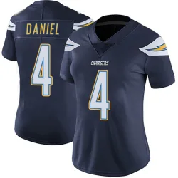 Women's Chase Daniel Los Angeles Chargers No.4 Limited Team Color Vapor Untouchable Jersey - Navy