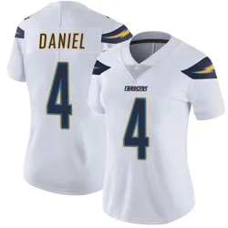 Women's Chase Daniel Los Angeles Chargers No.4 Limited Vapor Untouchable Jersey - White