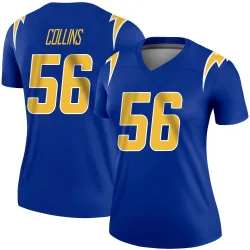 Women's Chris Collins Los Angeles Chargers No.56 Legend 2nd Alternate Jersey - Royal