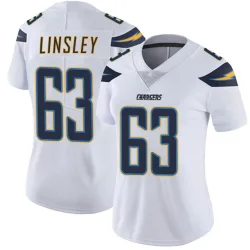 Women's Corey Linsley Los Angeles Chargers No.63 Limited Vapor Untouchable Jersey - White