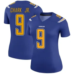 Women's DJ Chark Jr. Los Angeles Chargers No.9 Legend Color Rush Jersey - Royal