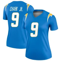 Women's DJ Chark Jr. Los Angeles Chargers No.9 Legend Powder Jersey - Blue