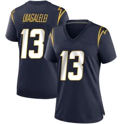 Women's DJ Uiagalelei Los Angeles Chargers No.13 Game Team Color Jersey - Navy