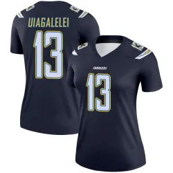 Women's DJ Uiagalelei Los Angeles Chargers No.13 Legend Jersey - Navy