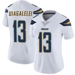 Women's DJ Uiagalelei Los Angeles Chargers No.13 Limited Vapor Untouchable Jersey - White
