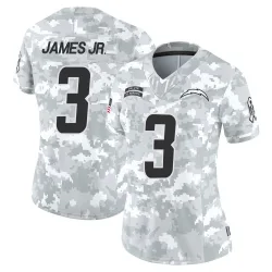 Women's Derwin James Jr. Los Angeles Chargers No.3 Limited 2024 Salute to Service Jersey - Arctic Camo