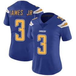 Women's Derwin James Jr. Los Angeles Chargers No.3 Limited Color Rush Vapor Untouchable Jersey - Royal