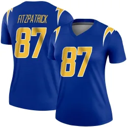 Women's Dez Fitzpatrick Los Angeles Chargers No.87 Legend 2nd Alternate Jersey - Royal
