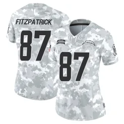 Women's Dez Fitzpatrick Los Angeles Chargers No.87 Limited 2024 Salute to Service Jersey - Arctic Camo