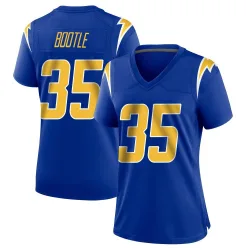 Women's Dicaprio Bootle Los Angeles Chargers No.35 Game 2nd Alternate Jersey - Royal