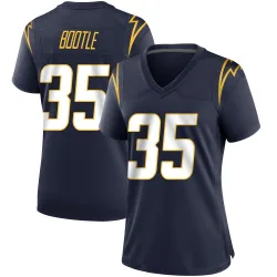 Women's Dicaprio Bootle Los Angeles Chargers No.35 Game Team Color Jersey - Navy