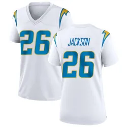 Women's Donte Jackson Los Angeles Chargers No.26 Game Jersey - White