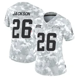 Women's Donte Jackson Los Angeles Chargers No.26 Limited 2024 Salute to Service Jersey - Arctic Camo