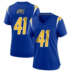 Women's Eli Apple Los Angeles Chargers No.41 Game 2nd Alternate Jersey - Royal