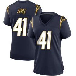 Women's Eli Apple Los Angeles Chargers No.41 Game Team Color Jersey - Navy