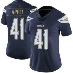 Women's Eli Apple Los Angeles Chargers No.41 Limited Team Color Vapor Untouchable Jersey - Navy