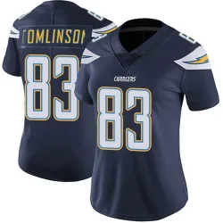 Women's Eric Tomlinson Los Angeles Chargers No.83 Limited Team Color Vapor Untouchable Jersey - Navy