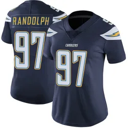 Women's Garmon Randolph Los Angeles Chargers No.97 Limited Team Color Vapor Untouchable Jersey - Navy
