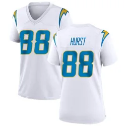 Women's Hayden Hurst Los Angeles Chargers No.88 Game Jersey - White