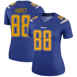 Women's Hayden Hurst Los Angeles Chargers No.88 Legend Color Rush Jersey - Royal