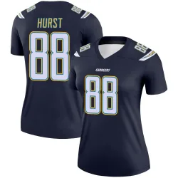 Women's Hayden Hurst Los Angeles Chargers No.88 Legend Jersey - Navy