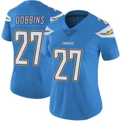 Women's J.K. Dobbins Los Angeles Chargers No.27 Limited Powder Vapor Untouchable Alternate Jersey - Blue